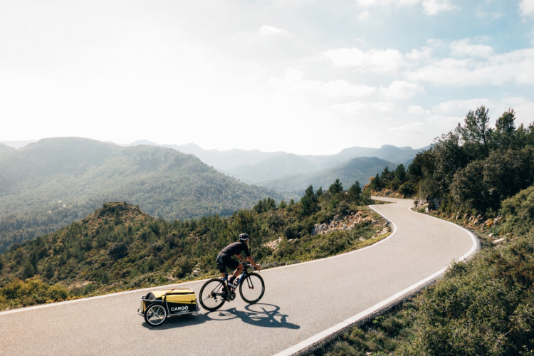 Fietskar voor bagage voor lange en korte ritten
