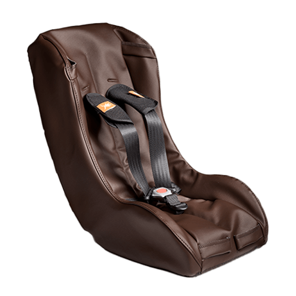 Peuterschaal fietskar Comfort 7-18 mnd - Leer