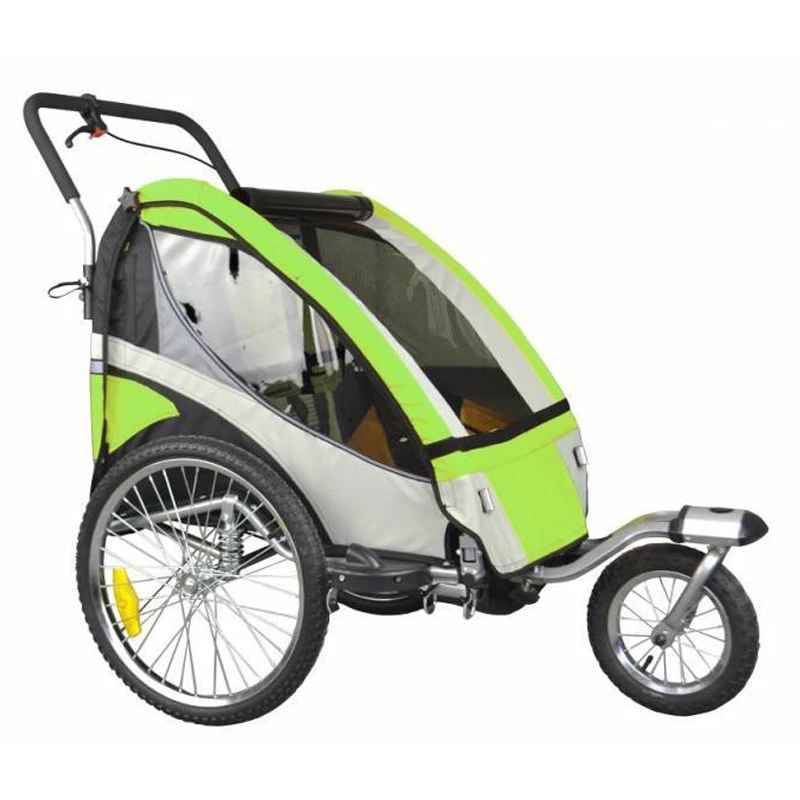 Faster Kinderfietskar voor 2 kinderen met wandeloptie