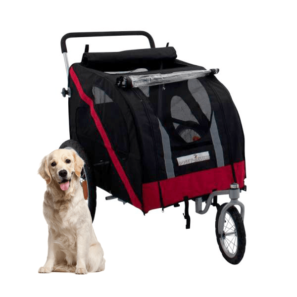 hondenbuggy om te wandelen