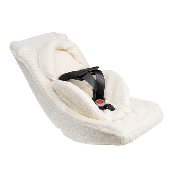 Babyschaal fietskar Comfort Plus 2-9 mnd - Schapenvacht